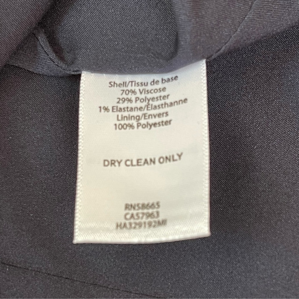 Halogen - Blue White Single Button Lined Blazer S… - image 12